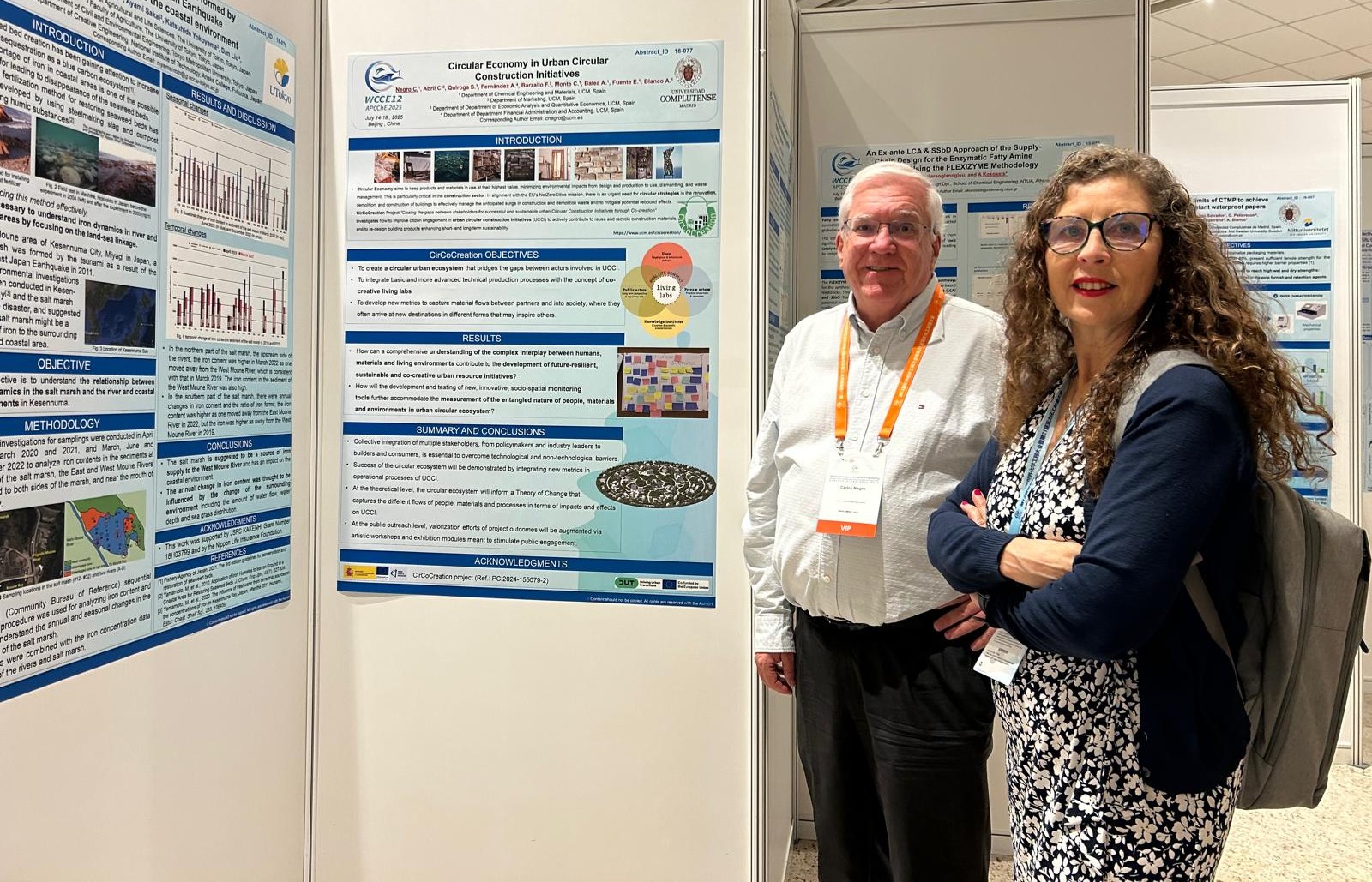 Presentation of CirCoCreation in the 12th World Congress in Chemical Engineering-WCCE12 held in Beijing from July 14 to 18, 2025
